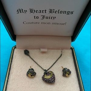 Juicy Couture Necklace and Earring set